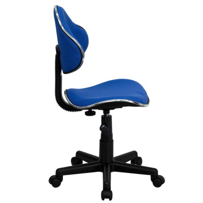 Shop Flash Furniture Blue Fabric Ergonomic Swivel Task Chair