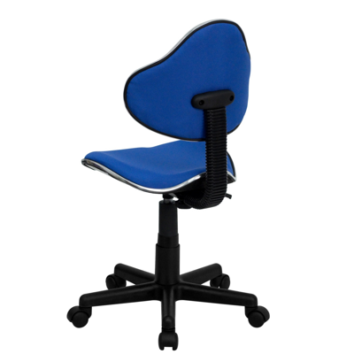 Shop Flash Furniture Blue Fabric Ergonomic Swivel Task Chair