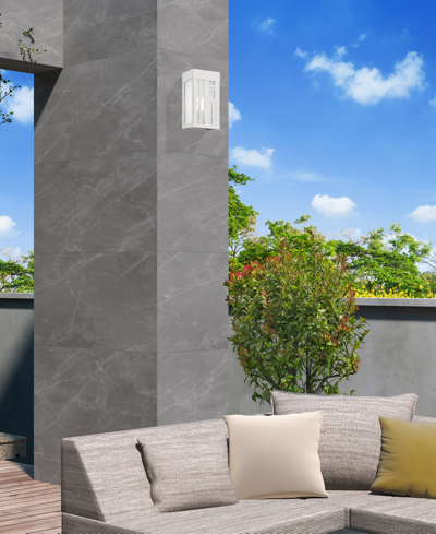 Livex Malmo 1 Light Outdoor Ada Small Sconce In Brushed Nickel