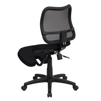 Shop Flash Furniture Mobile Ergonomic Kneeling Swivel Task Chair With Black Mesh Back