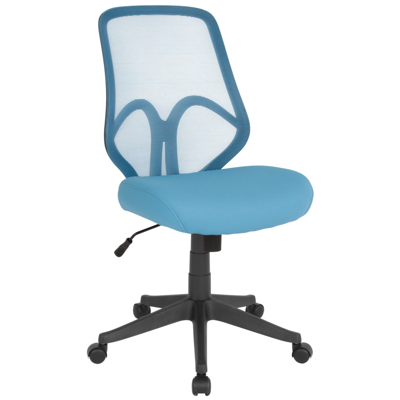 Shop Flash Furniture Salerno Series High Back Light Blue Mesh Chair