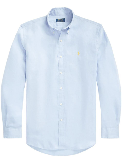 Shop Polo Ralph Lauren Shirt With Logo In Blue