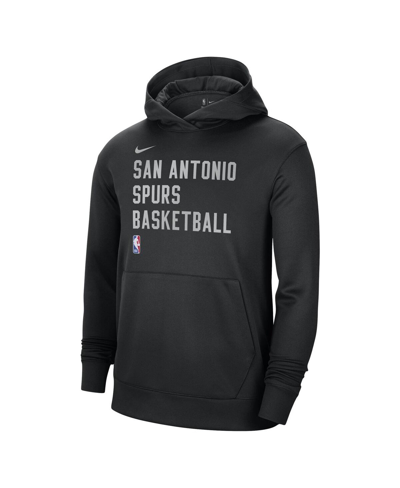 Shop Nike Men's And Women's  Black San Antonio Spurs 2023/24 Performance Spotlight On-court Practice Pullo
