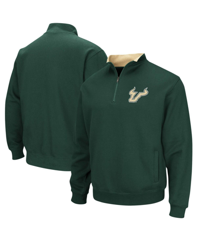 Colosseum Green South Florida Bulls Tortugas Logo Quarter-zip Jacket In Green