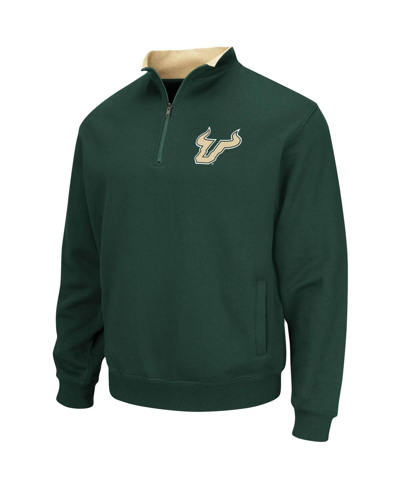 Colosseum Green South Florida Bulls Tortugas Logo Quarter-zip Jacket In Green