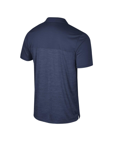Shop Colosseum Men's  Navy Michigan Wolverines Langmore Polo Shirt