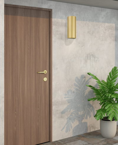 Livex Bond 1 Light Outdoor And Indoor Ada Large Sconce In Satin Gold