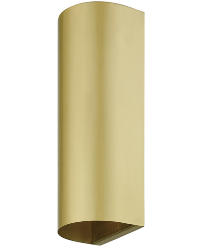 Livex Bond 1 Light Outdoor And Indoor Ada Large Sconce In Satin Gold