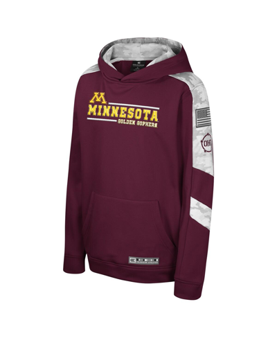 Colosseum Big Boys  Maroon Minnesota Golden Gophers Oht Military-inspired Appreciation Cyclone Digita In Maroon