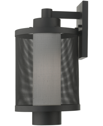Livex Nottingham 1 Light Wall Lantern In Textured Black