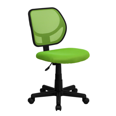 Shop Flash Furniture Mid-back Green Mesh Swivel Task Chair