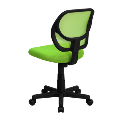Shop Flash Furniture Mid-back Green Mesh Swivel Task Chair