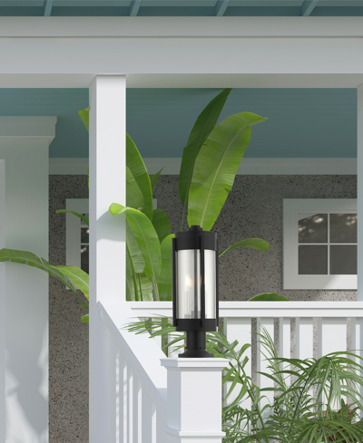 Livex Sheridan 2 Light Outdoor Post Top Lantern In Black