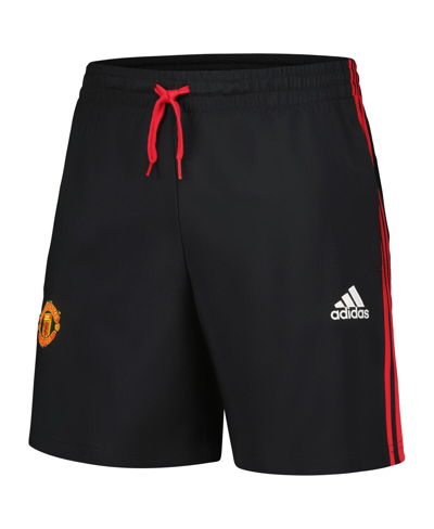 Shop Adidas Originals Men's Adidas Black Manchester United Dna Shorts