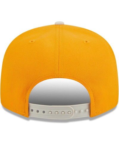 New Era Men's  Gold Atlanta Braves Tiramisu 9fifty Snapback Hat In Gold