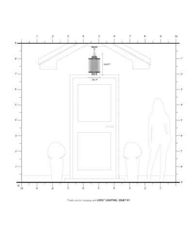 Shop Livex Nottingham 1 Light Pendant In Brushed Nickel