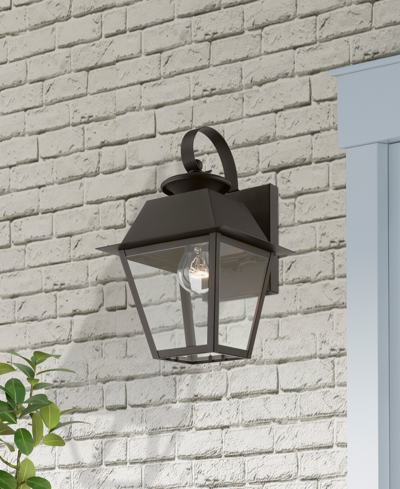 Livex Wentworth 1 Light Outdoor Small Wall Lantern In Bronze