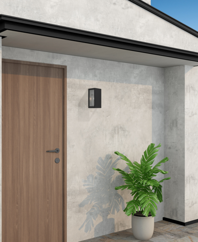Livex Winfield 1 Light Outdoor Ada Small Sconce In Textured Black