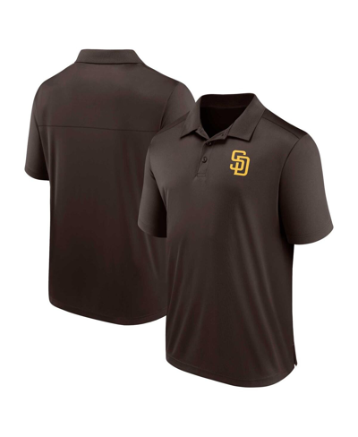 Shop Fanatics Men's  Brown San Diego Padres Logo Polo Shirt