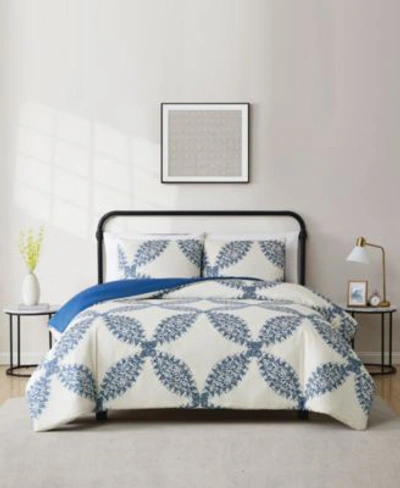 Shop Cannon Abigail Comforter Sets In Cream,blue