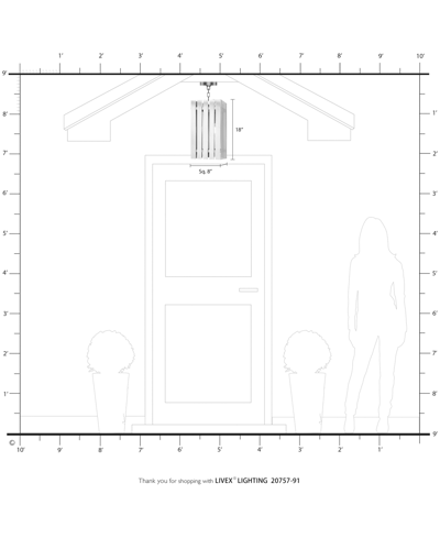Livex Greenwick 1 Light Outdoor Pendant Lantern In Brushed Nickel