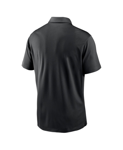 Shop Nike Men's  Black Baltimore Ravens Franchise Team Logo Performance Polo Shirt