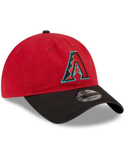 New Era Men's  Red, Black Arizona Diamondbacks Replica Core Classic 9twenty Adjustable Hat In Red,black