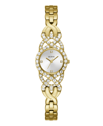 Shop Guess Women's Analog Gold-tone Steel Watch 23mm In Gold Tone