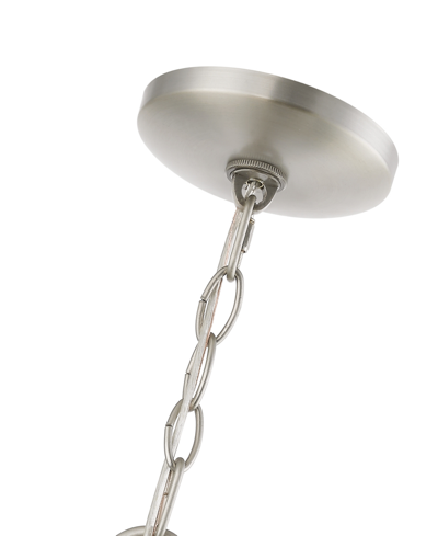 Livex Wentworth 3 Light Outdoor Large Pendant Lantern In Brushed Nickel