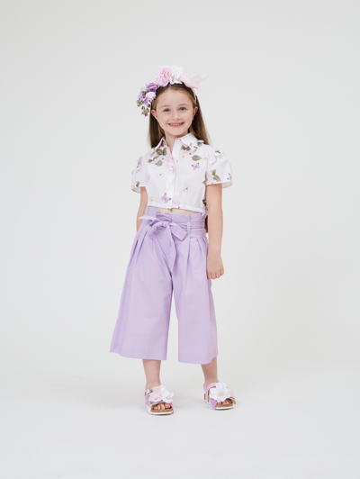 Monnalisa Shirts In White