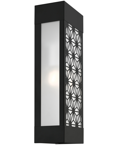 Livex Berkeley 2 Light Outdoor Ada Sconce In Black