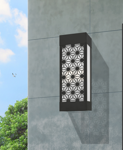 Livex Berkeley 2 Light Outdoor Ada Sconce In Black