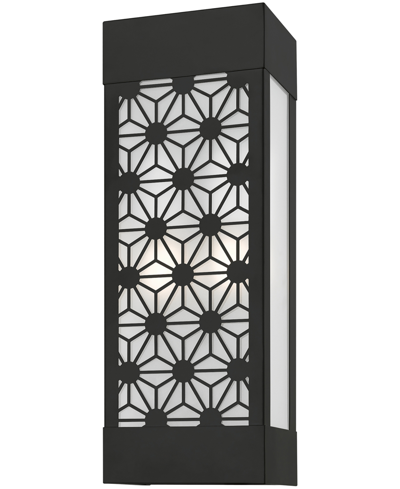 Livex Berkeley 2 Light Outdoor Ada Sconce In Black