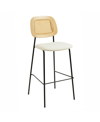 Tov Furniture 2 Pcs Rattan Counter Stool In Natural