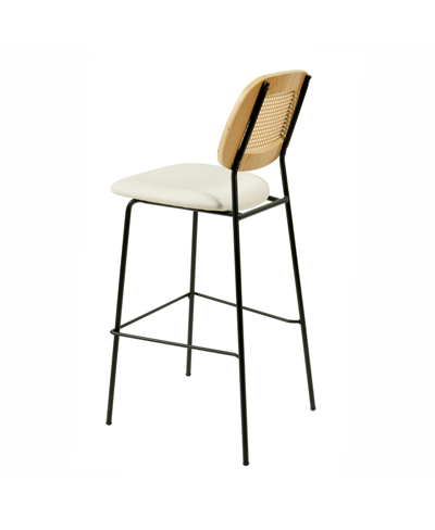 Tov Furniture 2 Pcs Rattan Counter Stool In Natural