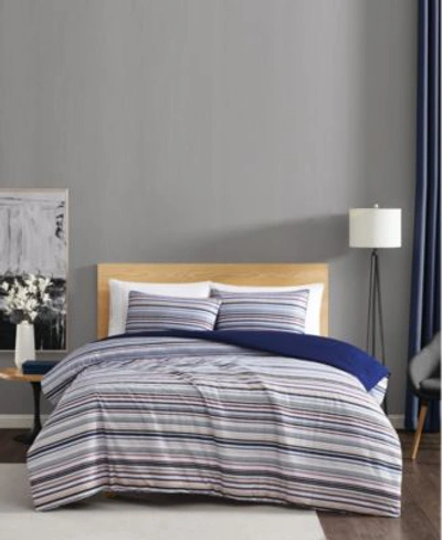 Shop Truly Soft Teagan Stripe Duvet Cover Set In Multi