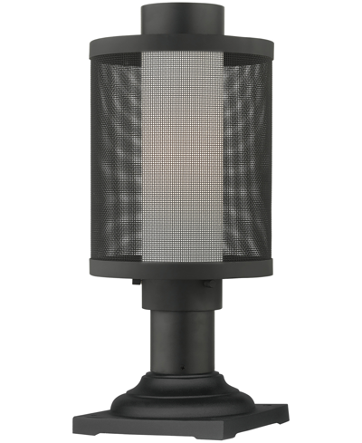 Livex Nottingham 1 Light Texture Post Top Light In Textured Black