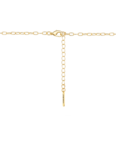Unwritten Cubic Zirconia Love Heart, Sun Pendant Y-necklace In Gold