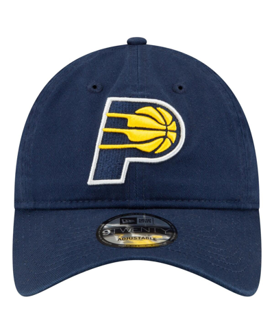 New Era Men's  Navy Indiana Pacers Team 2.0 9twenty Adjustable Hat In Navy