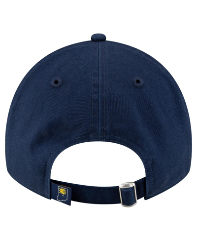 New Era Men's  Navy Indiana Pacers Team 2.0 9twenty Adjustable Hat In Navy