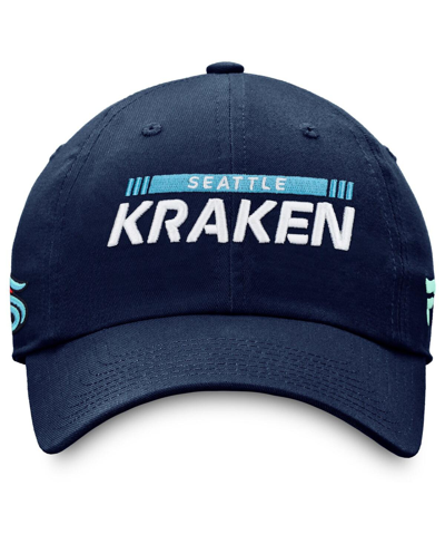 Fanatics Branded Deep Sea Blue Seattle Kraken Authentic Pro Rink Adjustable Hat In Deep Sea Blue