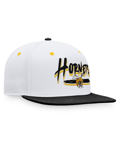 Shop Top Of The World Men's  White, Black Alabama State Hornets Sea Snapback Hat In White,black