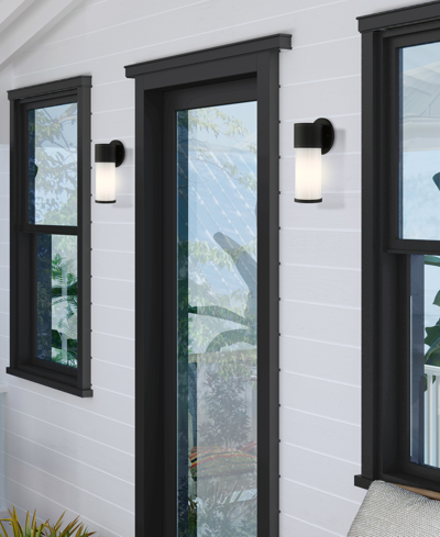 Livex Norfolk 1 Light Outdoor Ada Wall Lantern In Textured Black