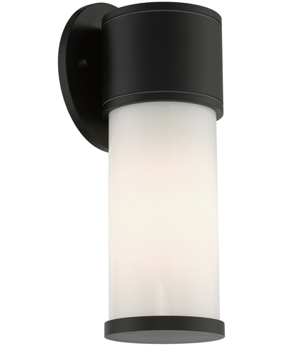 Livex Norfolk 1 Light Outdoor Ada Wall Lantern In Textured Black