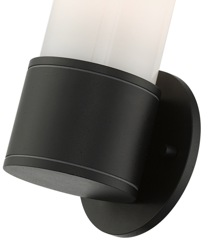Livex Norfolk 1 Light Outdoor Ada Wall Lantern In Textured Black