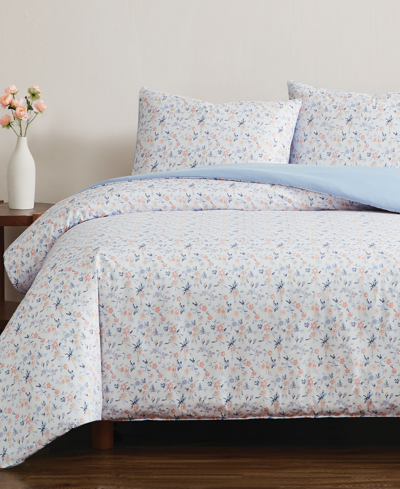 Shop Truly Soft Maine Floral 3 Piece Duvet Cover Set, King In Multi