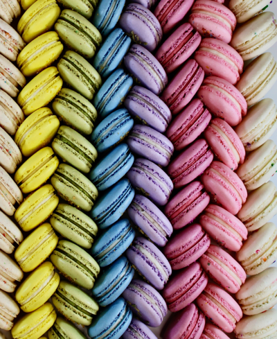Savor Patisserie The Rainbow Box French Macarons, 10 Count Box In No Color