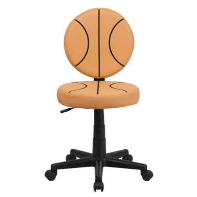 Shop Flash Furniture Basketball Swivel Task Chair In Orange