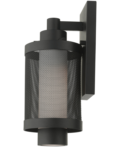 Livex Nottingham 1 Light Wall Lantern In Textured Black