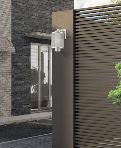 Livex Nottingham 1 Light Wall Lantern In Brushed Nickel